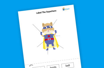 Label The Superhero