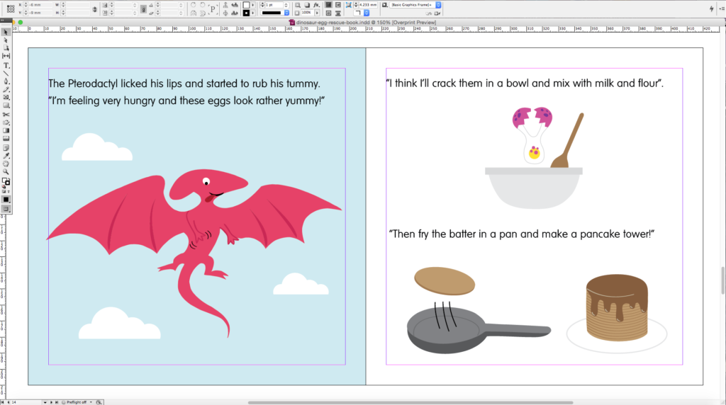 Dinosaur Egg Rescue Book (Example Page 2)